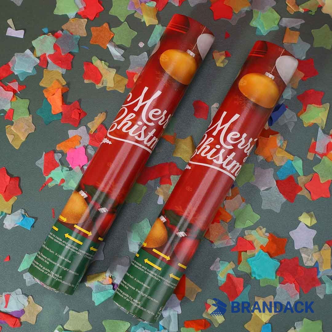 Custom Party Poppers for Christmas to Stand Out on Shelves