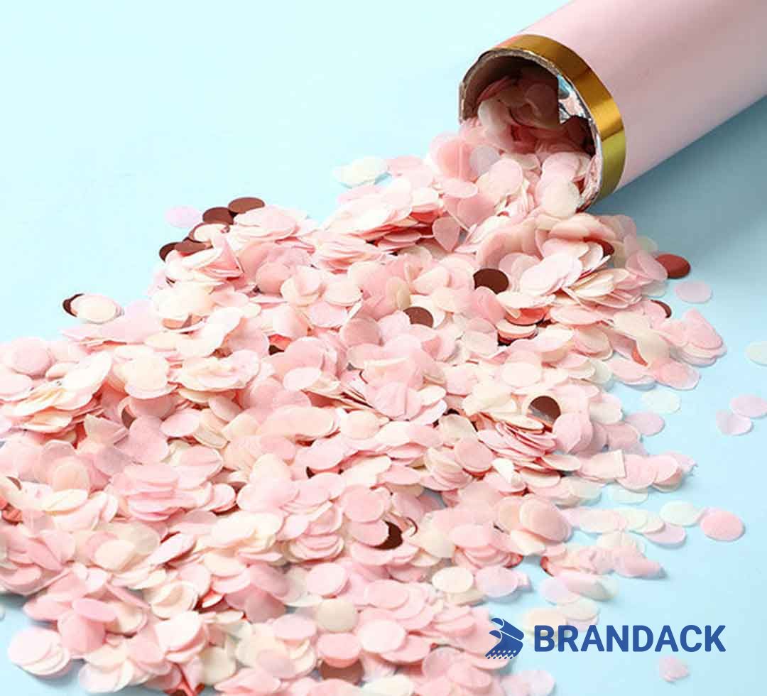 Custom Large Party Popper Cannon Tailored to Your Brand