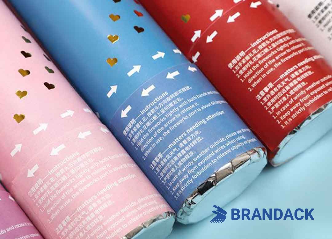 Custom Large Party Popper Cannon Tailored to Your Brand