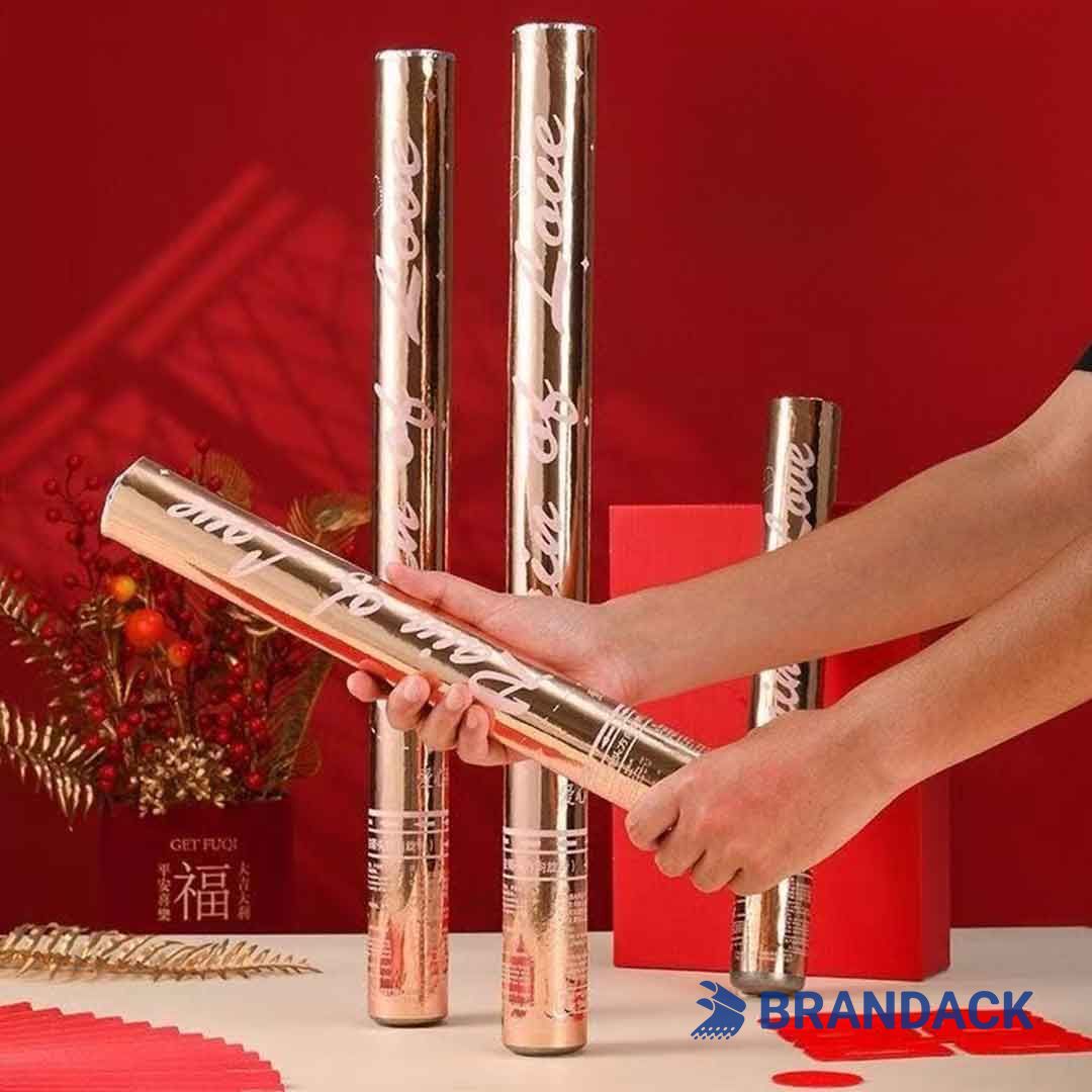 Custom Large Party Popper Cannon Tailored to Your Brand