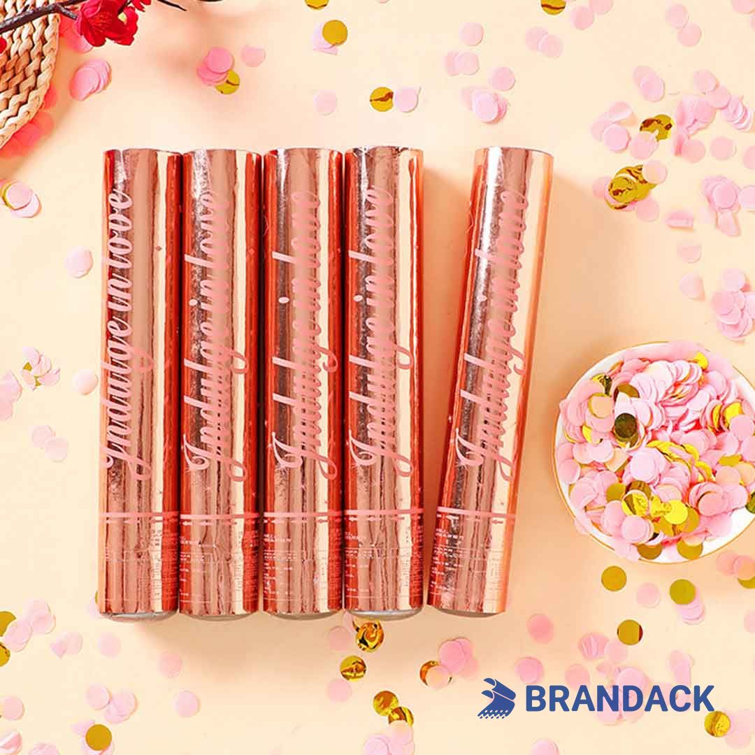 Custom Large Party Popper Cannon Tailored to Your Brand