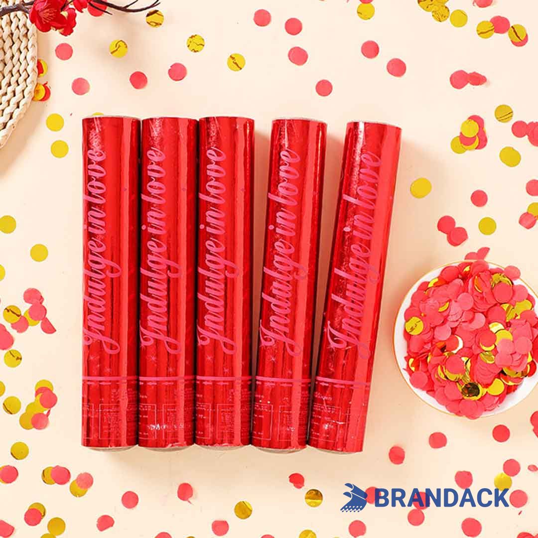 Custom Large Party Popper Cannon Tailored to Your Brand