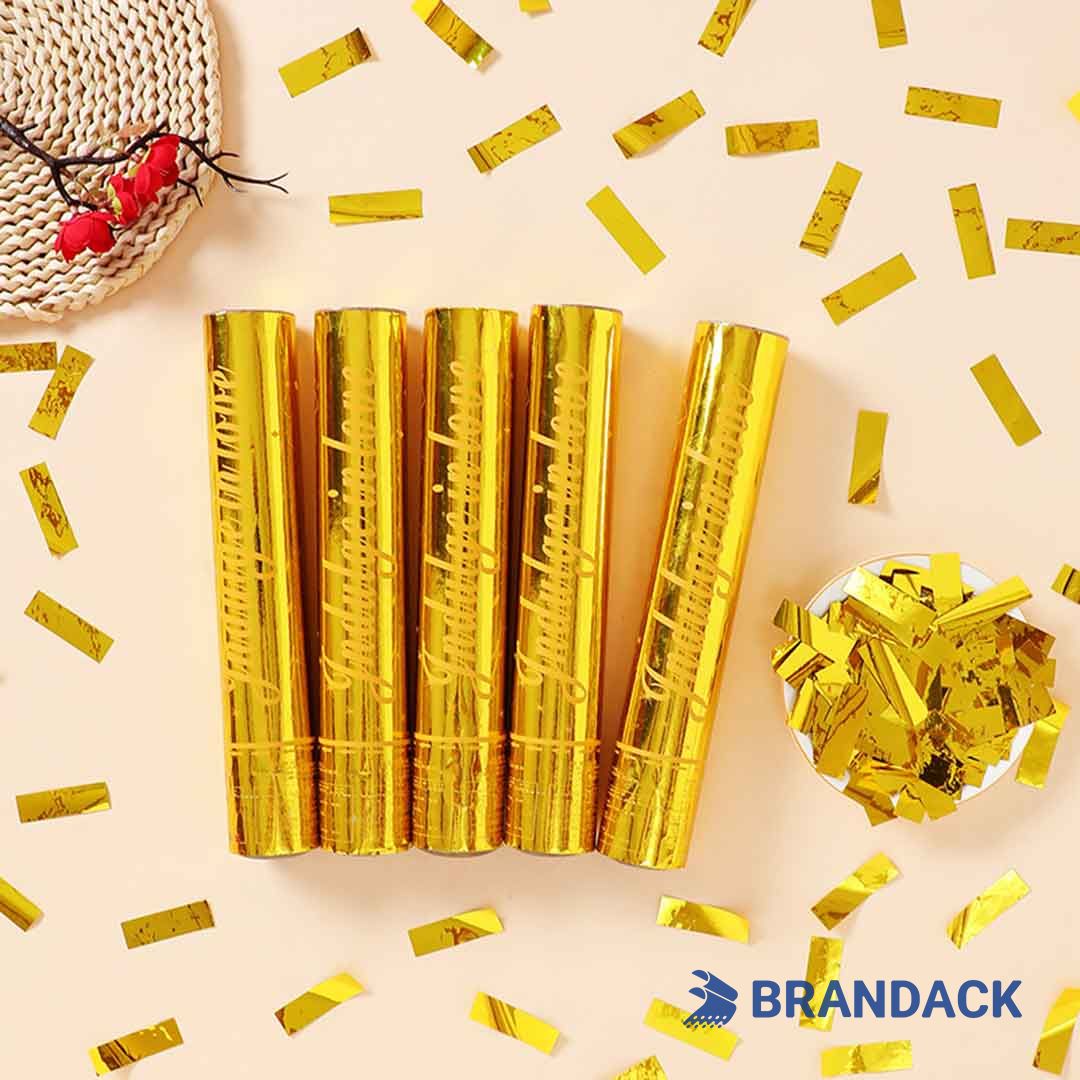 Custom Confetti Poppers Wholesale Supplies with Logo