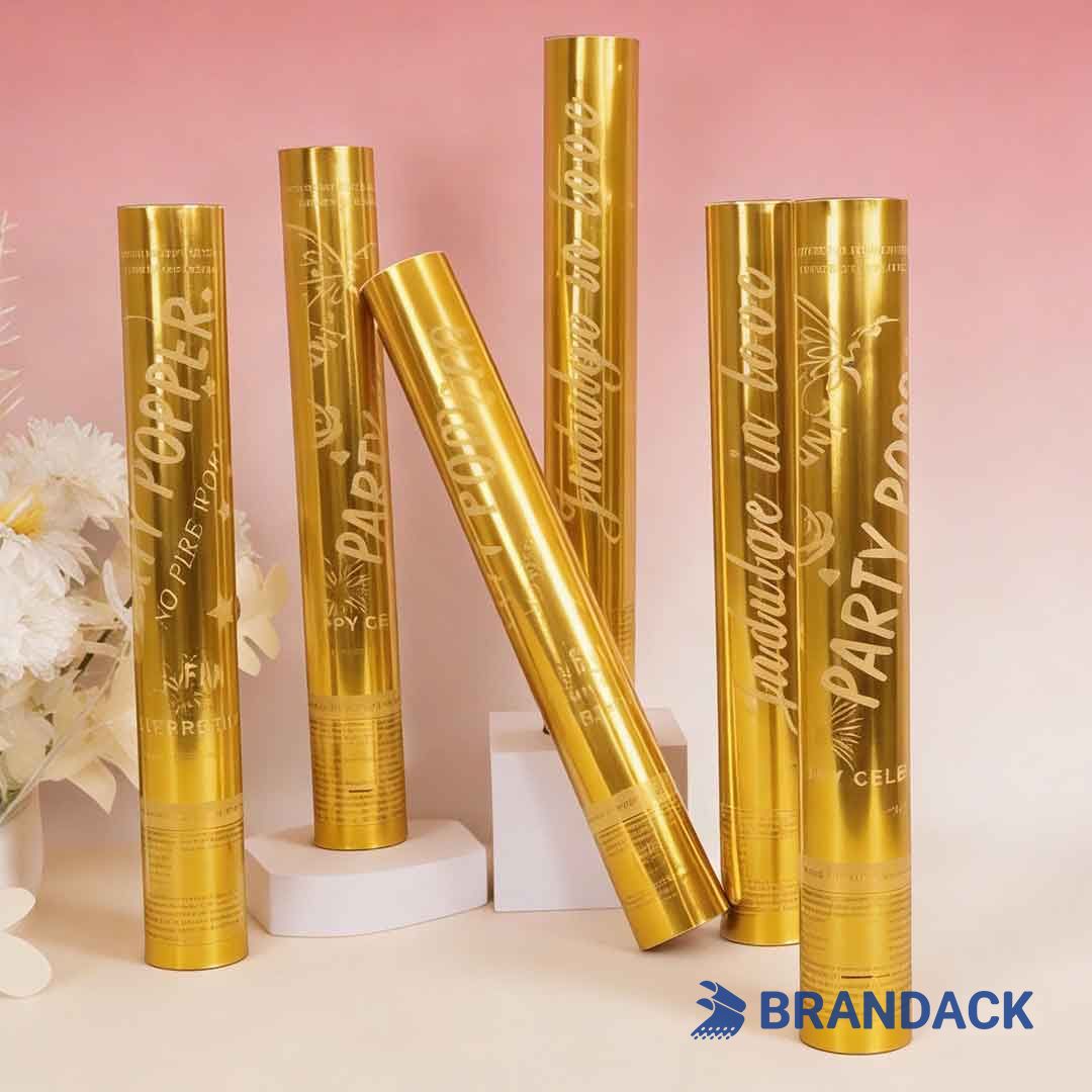 Custom Confetti Poppers Wholesale Supplies with Logo