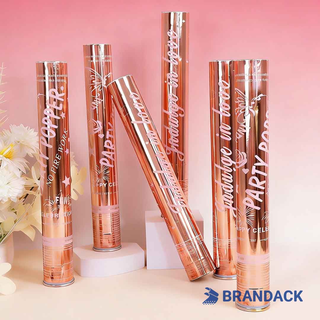 Custom Confetti Poppers Wholesale Supplies with Logo