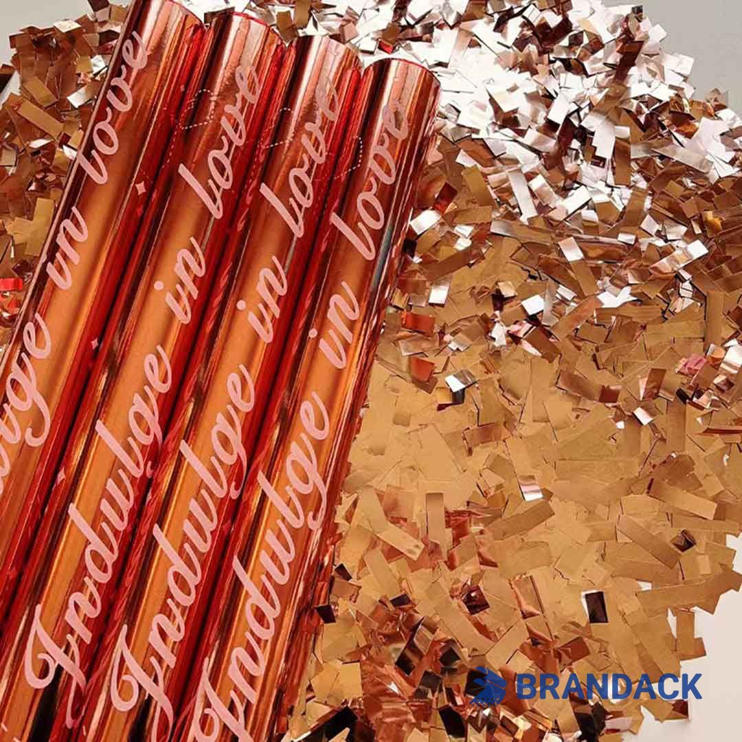 Custom Confetti Poppers Wholesale Supplies with Logo