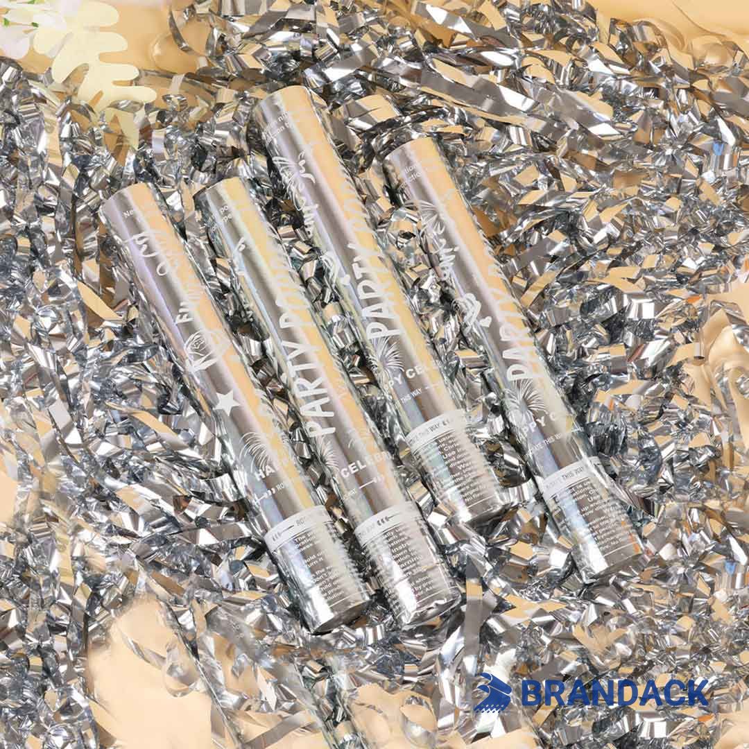 Custom Confetti Poppers Wholesale Supplies with Logo