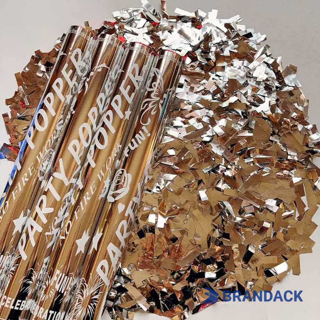 Custom Confetti Poppers Wholesale Supplies with Logo