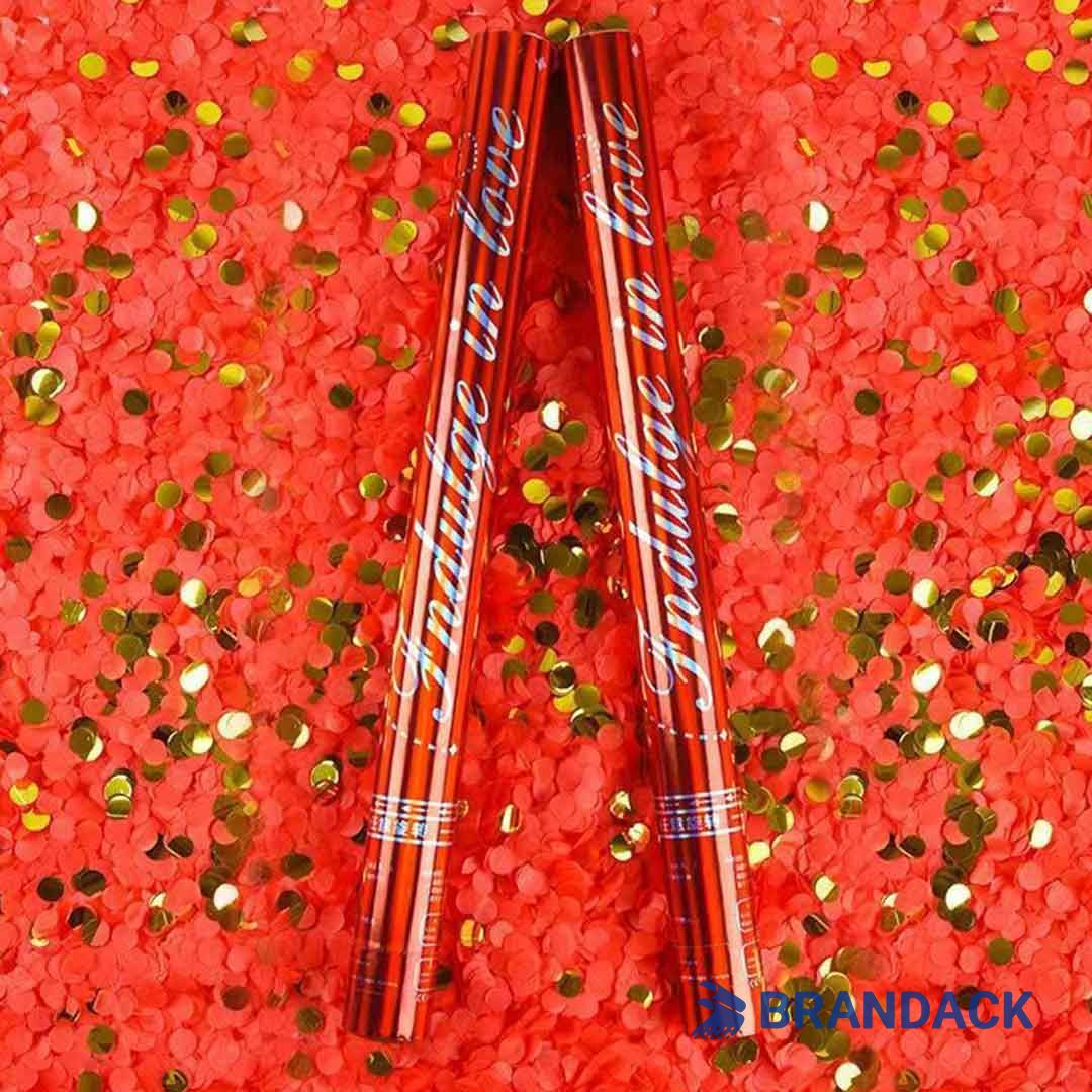 Custom Confetti Poppers Wholesale Supplies with Logo
