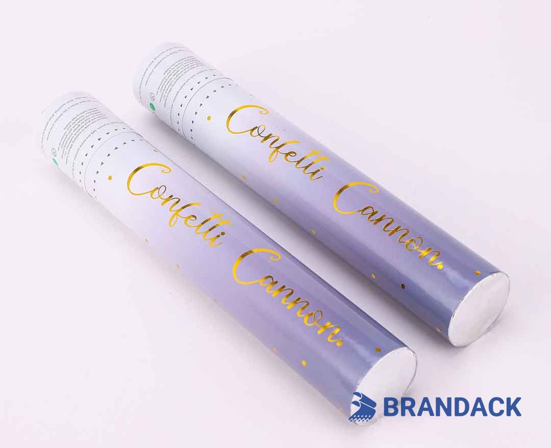 Confetti Tube Bombs Custom with Design Service