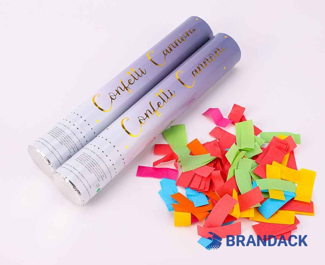 Confetti Tube Bombs Custom with Design Service