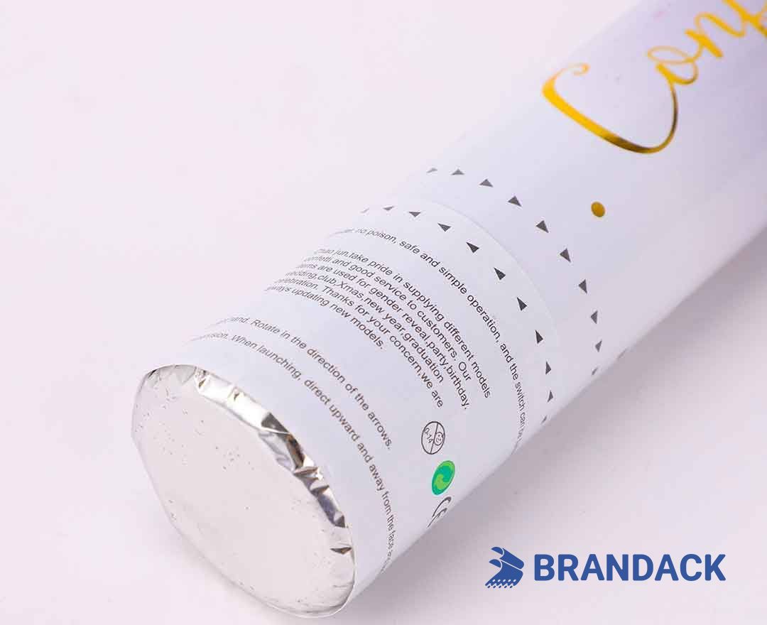 Confetti Tube Bombs Custom with Design Service