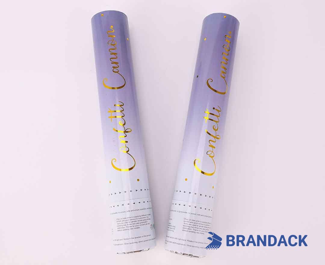 Confetti Tube Bombs Custom with Design Service