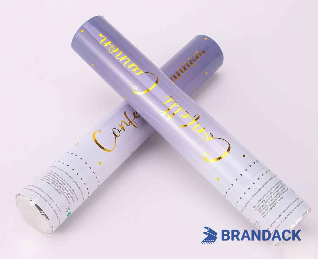 Confetti Tube Bombs Custom with Design Service