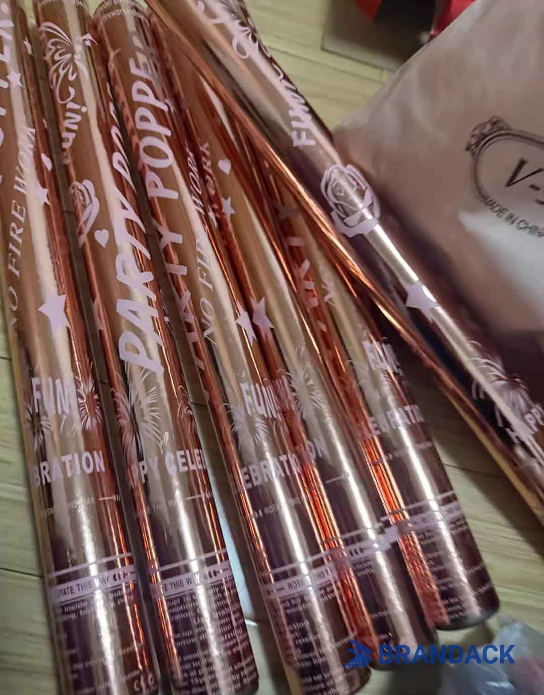 Bulk Party Confetti Poppers Custom Manufacturer