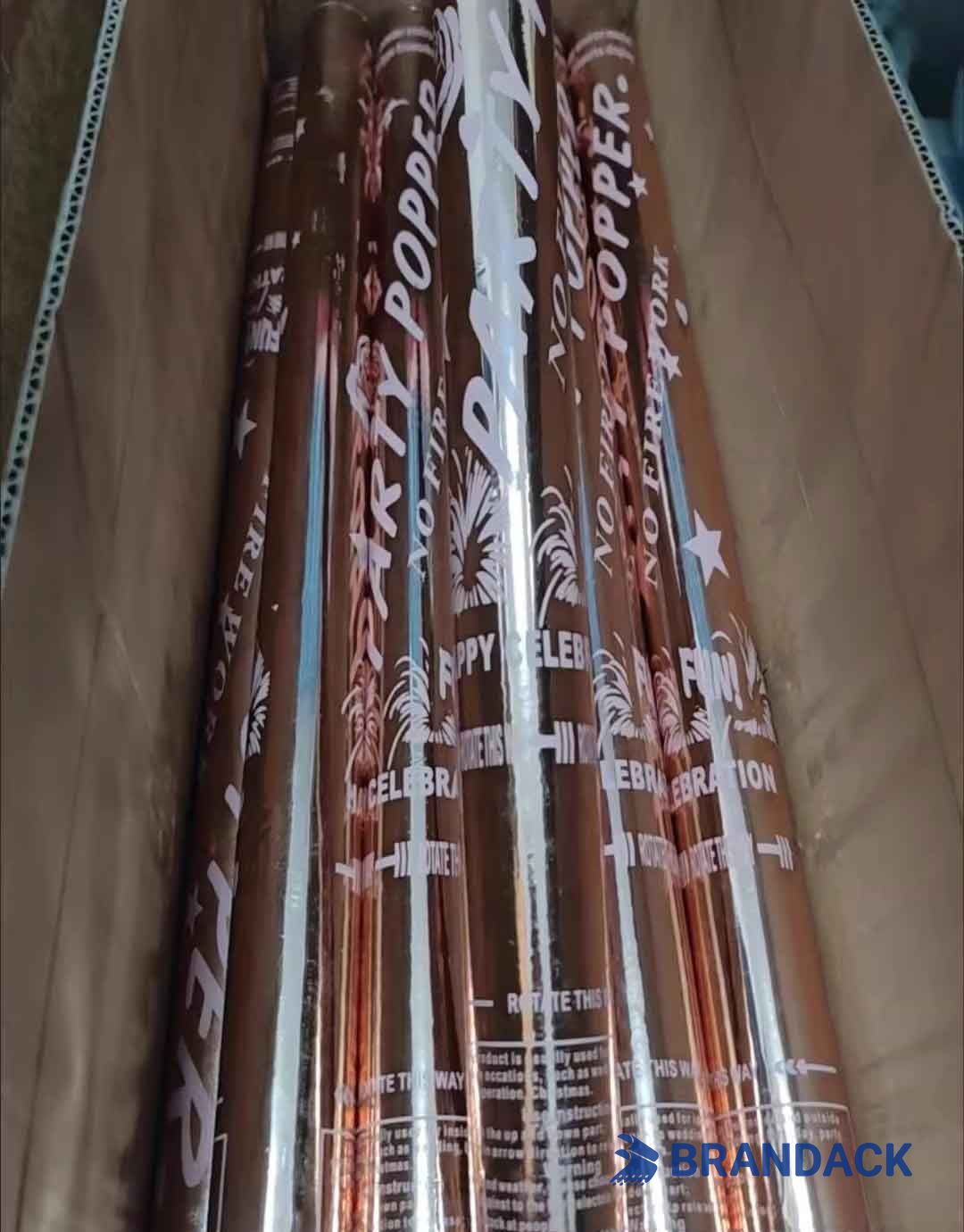 Bulk Party Confetti Poppers Custom Manufacturer