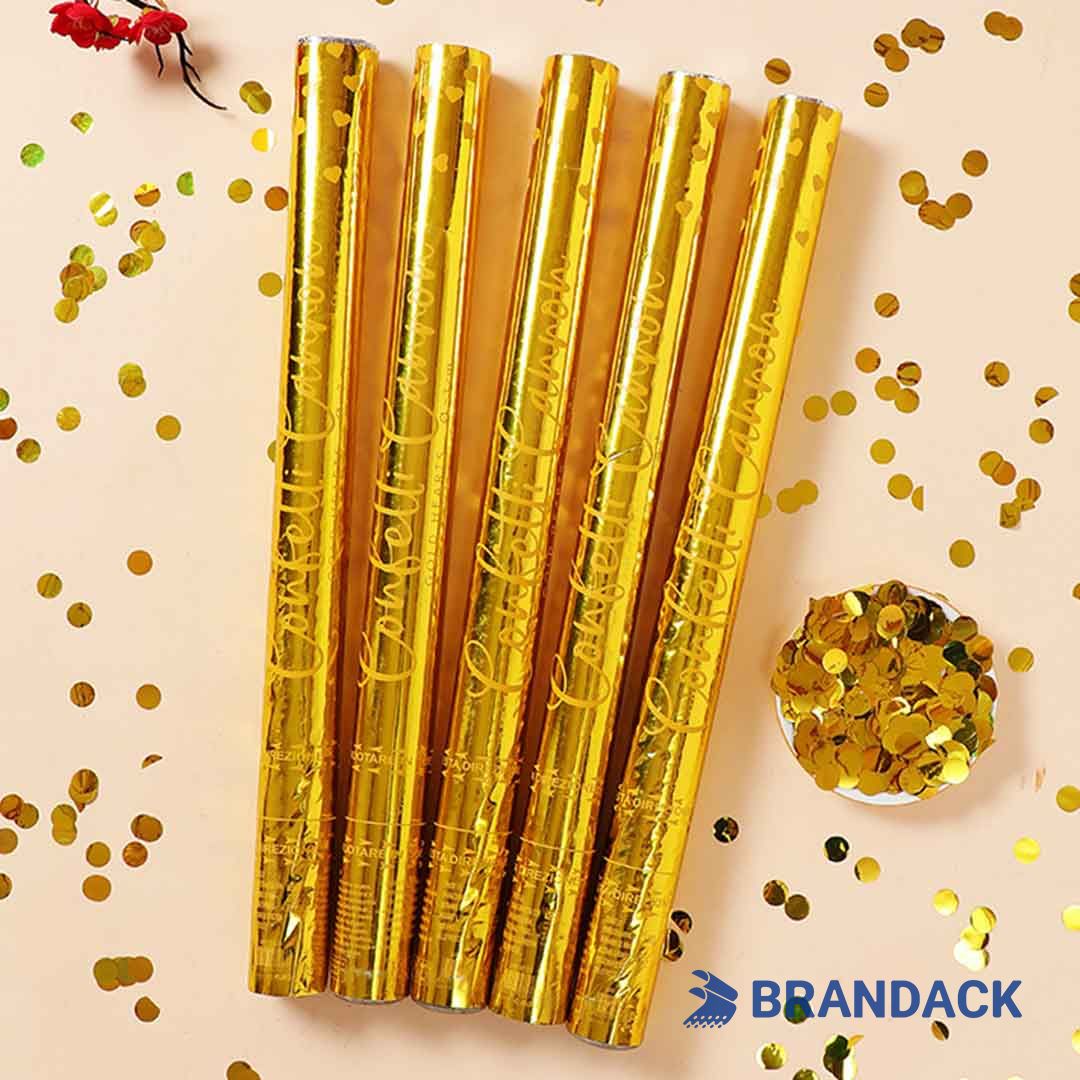 Custom Confetti Party Poppers in Bulk to Stand Out on Shelves