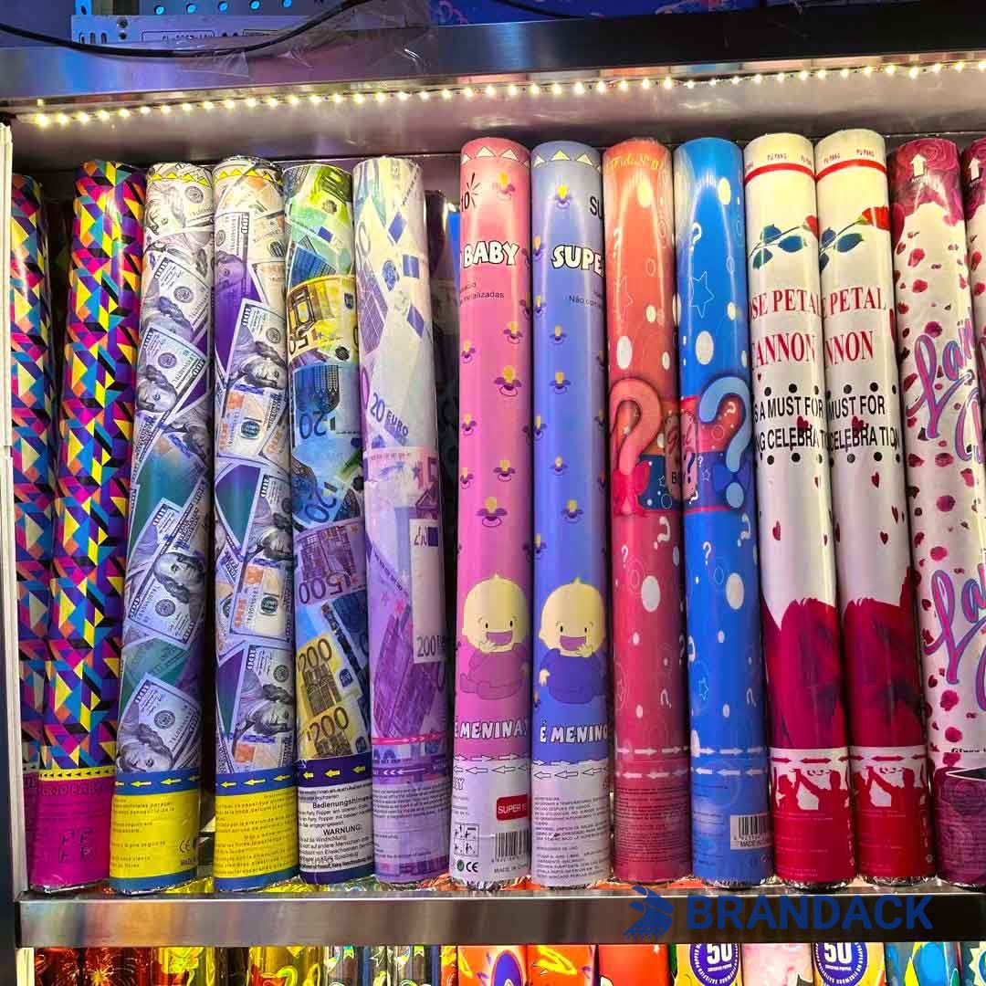 Custom Confetti Party Poppers in Bulk to Stand Out on Shelves
