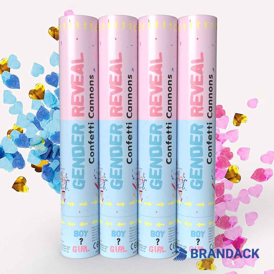 Custom Gender Reveal Confetti Cannon Bulk for Hot Selling