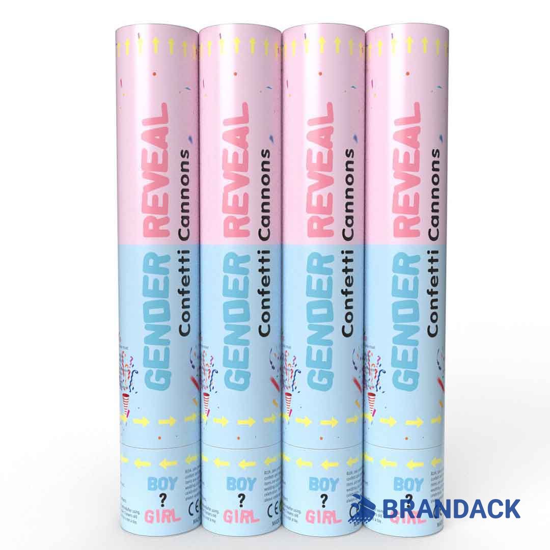 Custom Gender Reveal Confetti Cannon Bulk for Hot Selling