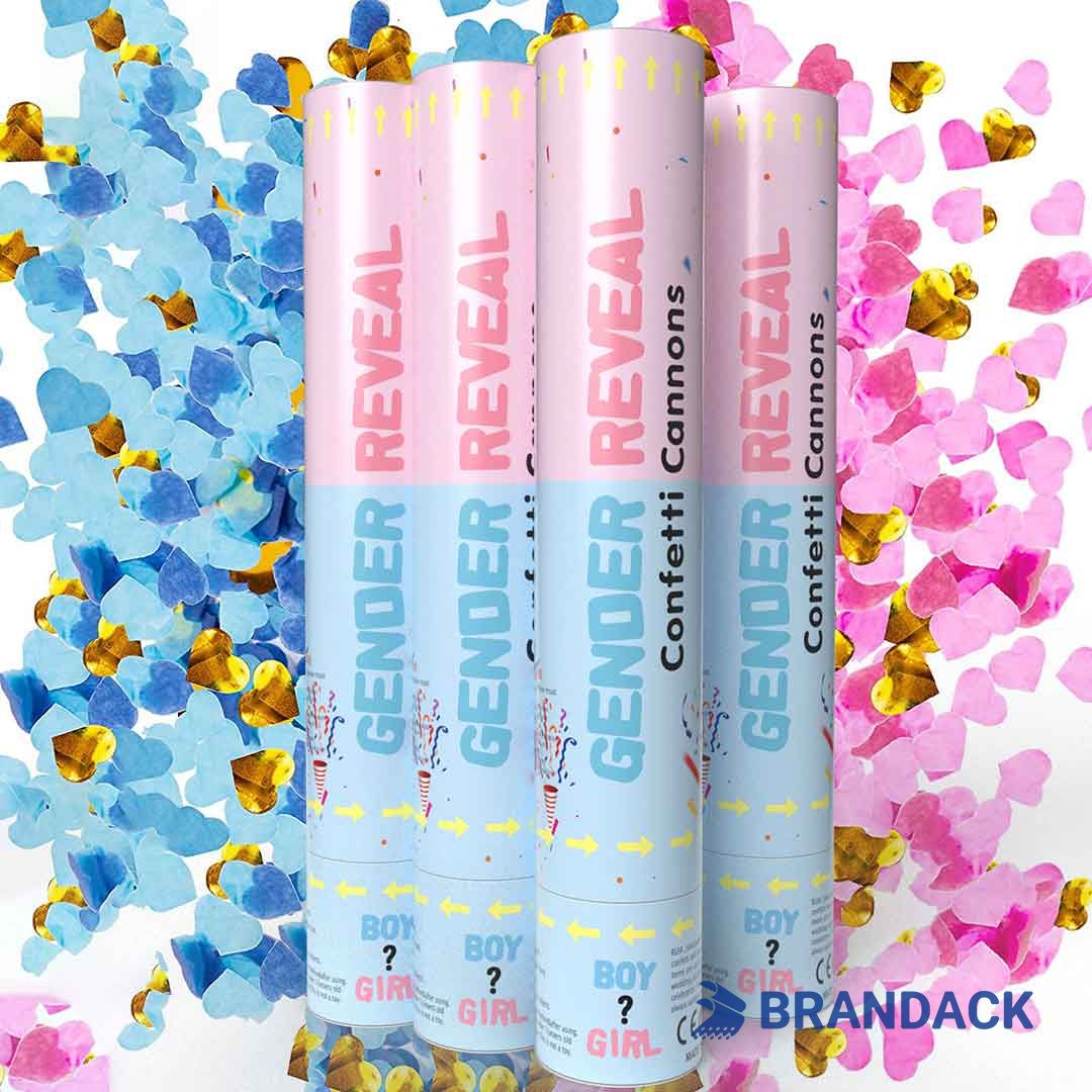 Custom Gender Reveal Confetti Cannon Bulk for Hot Selling