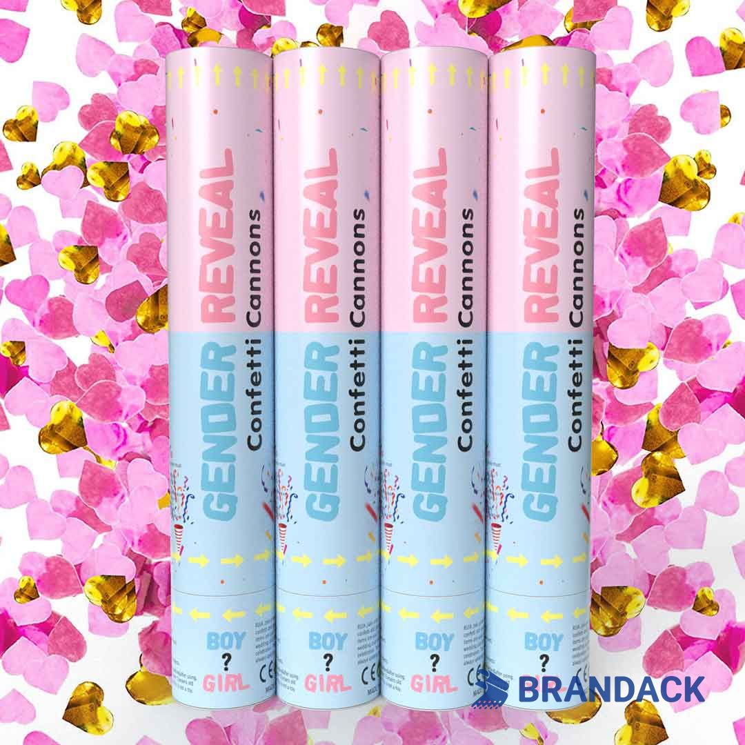 Custom Gender Reveal Confetti Cannon Bulk for Hot Selling