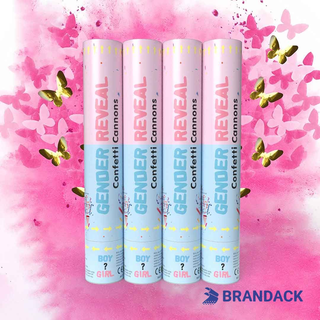 Custom Gender Reveal Confetti Cannon Bulk for Hot Selling