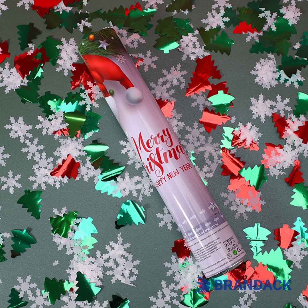 Custom Xmas Party Poppers with Design and Printing Service
