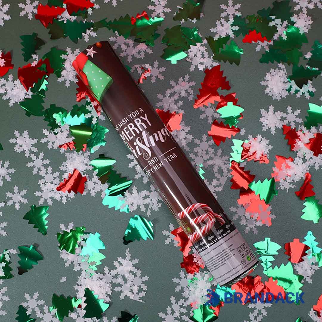 Custom Xmas Party Poppers with Design and Printing Service