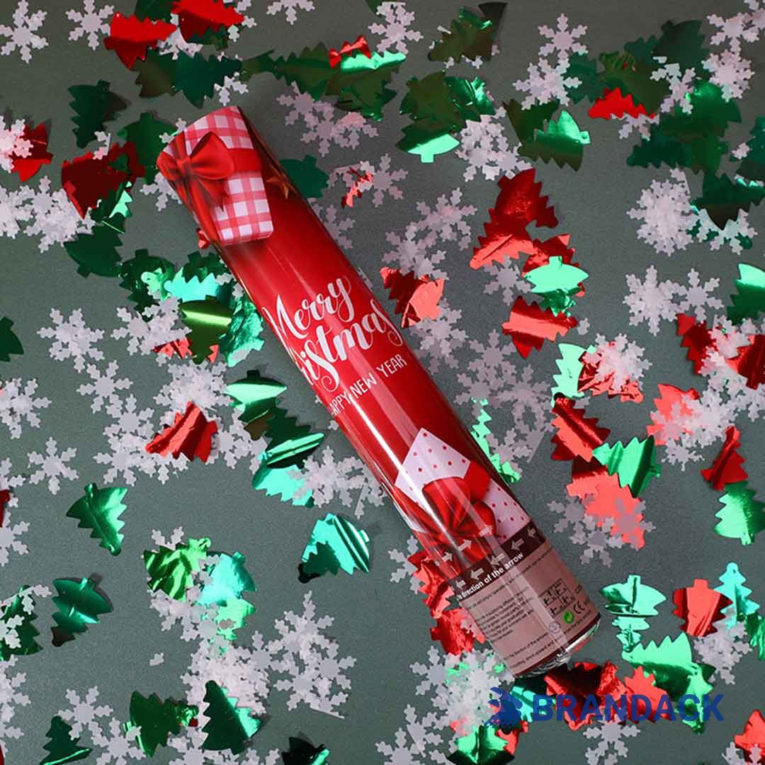 Custom Xmas Party Poppers with Design and Printing Service