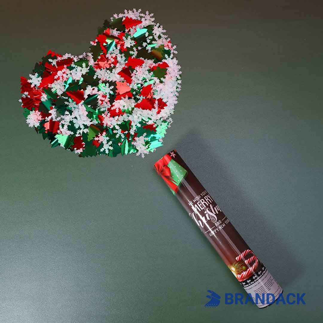 Custom Xmas Party Poppers with Design and Printing Service