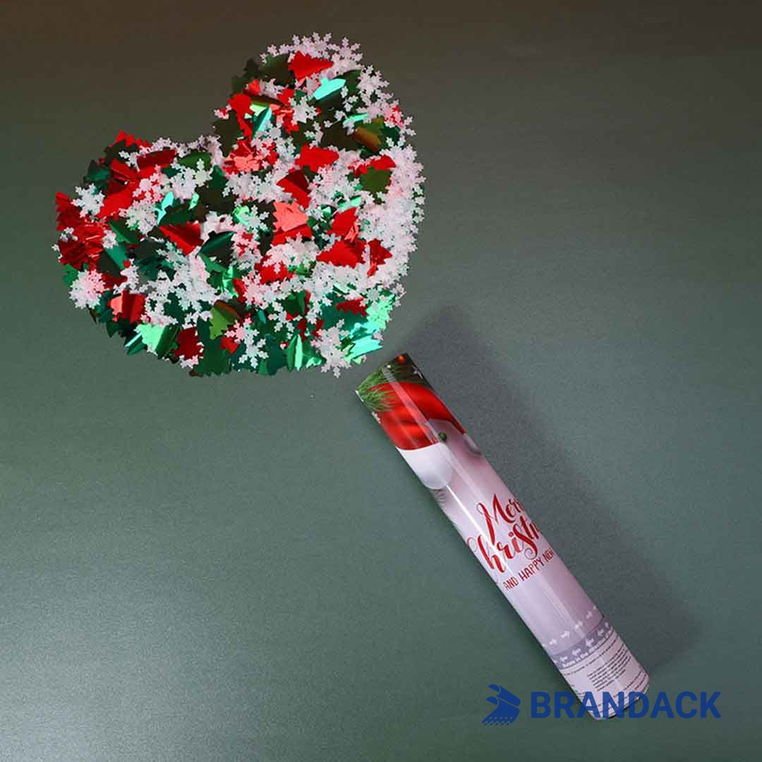 Custom Xmas Party Poppers with Design and Printing Service