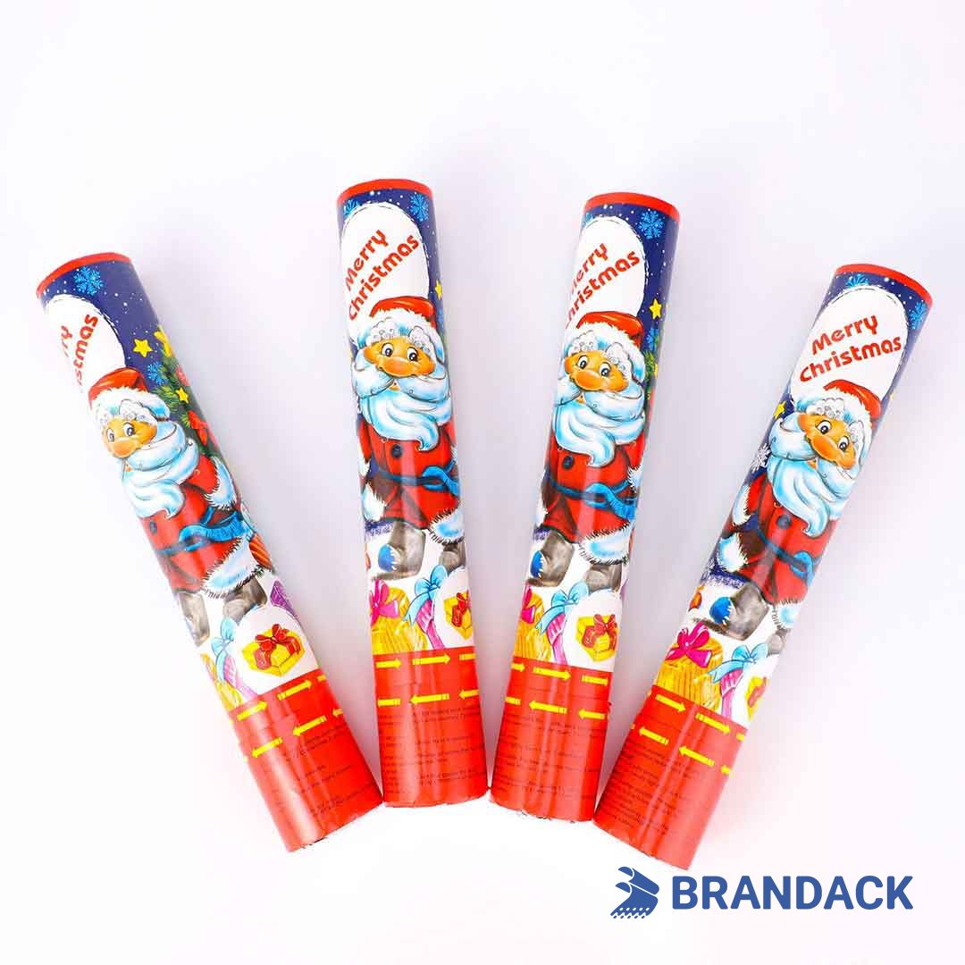 Custom Unique Christmas Poppers with Design Service