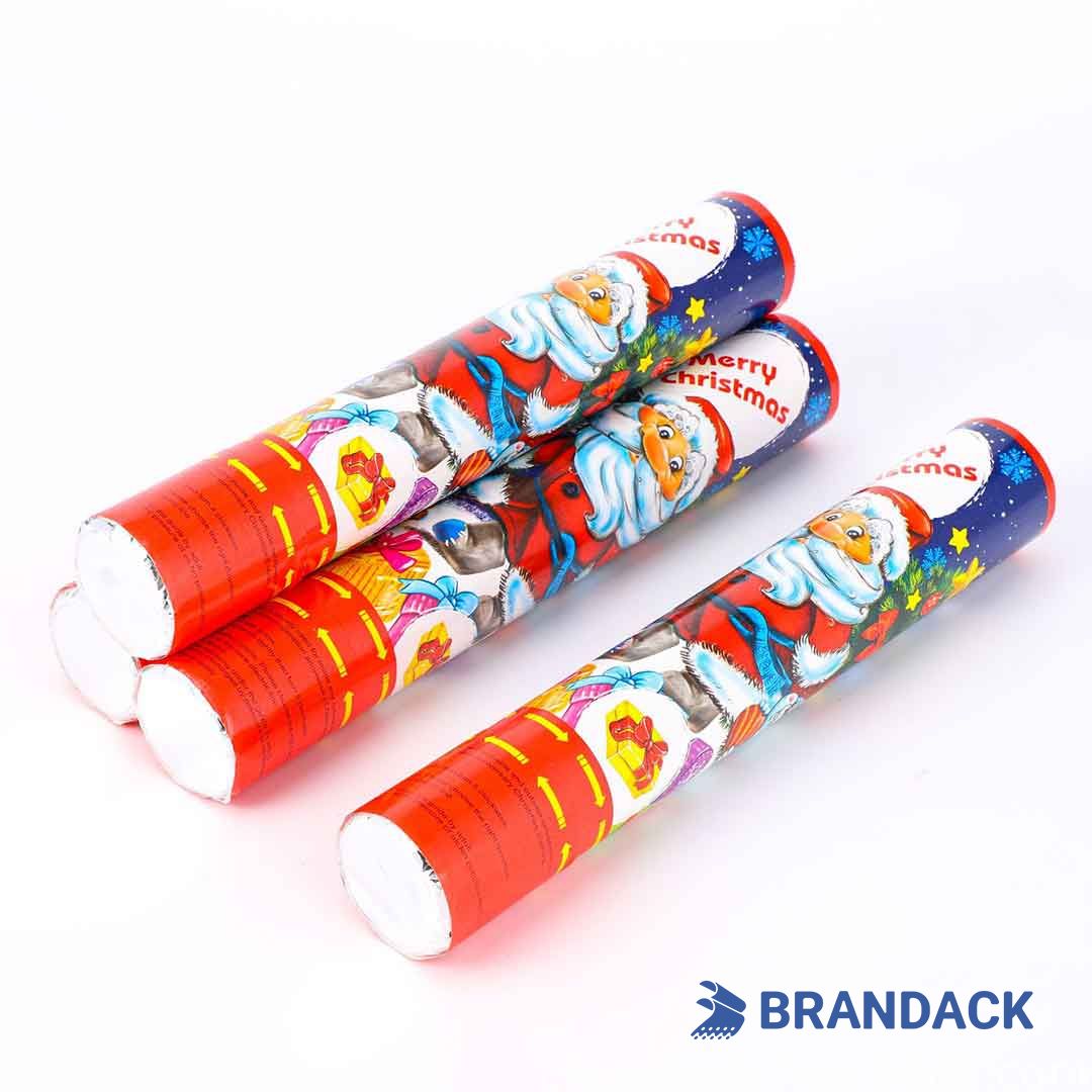 Custom Unique Christmas Poppers with Design Service