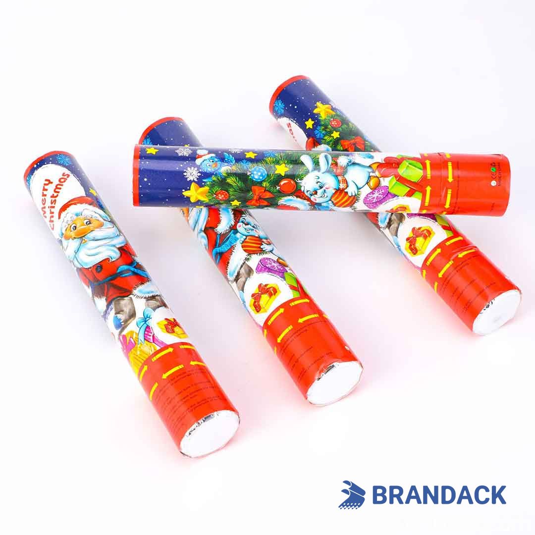 Custom Unique Christmas Poppers with Design Service