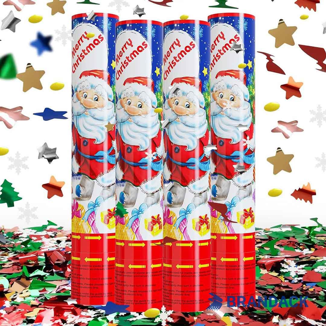 Custom Unique Christmas Poppers with Design Service