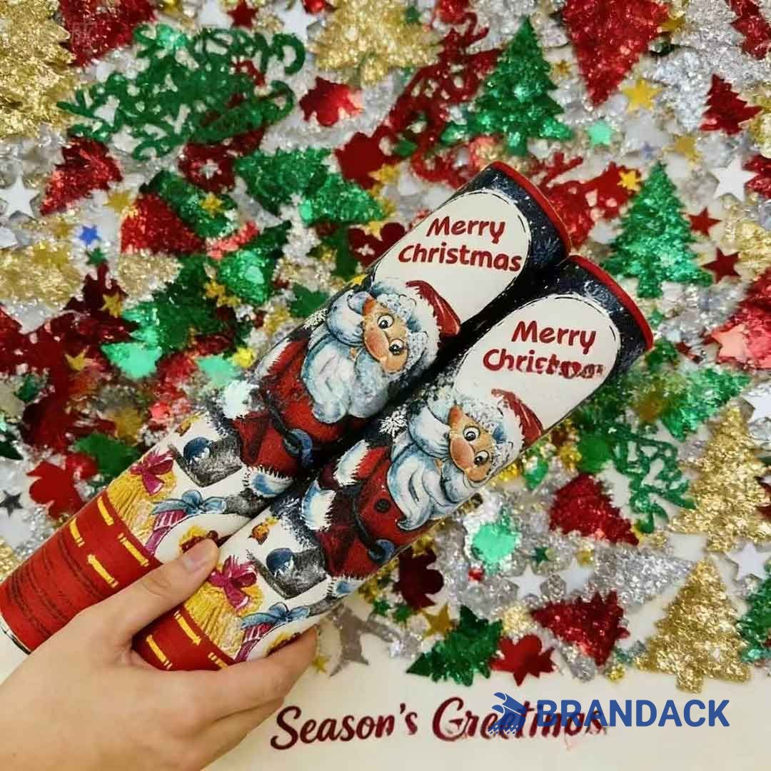 Custom Unique Christmas Poppers with Design Service