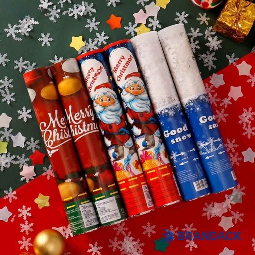 Custom Unique Christmas Poppers with Design Service