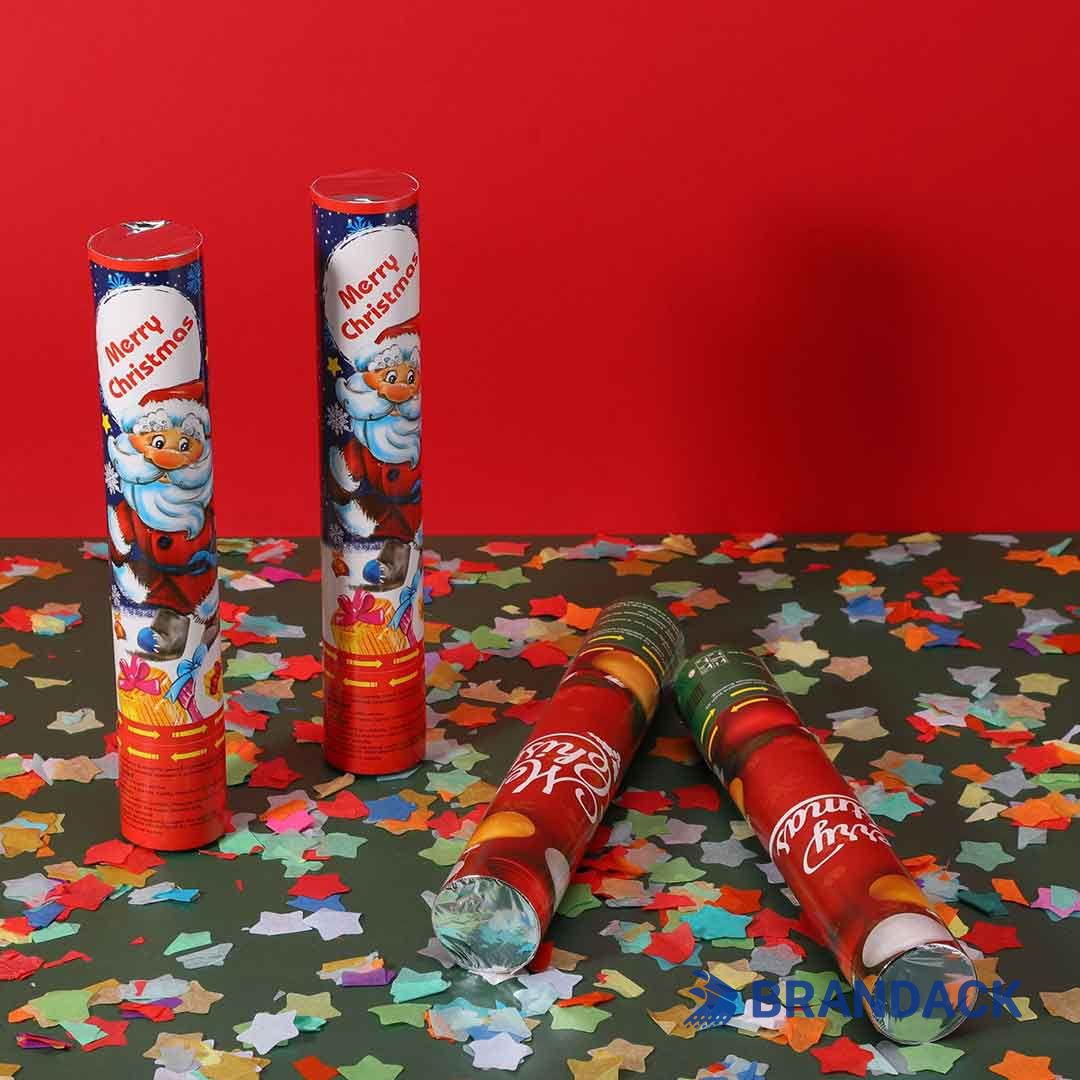 Custom Unique Christmas Poppers with Design Service