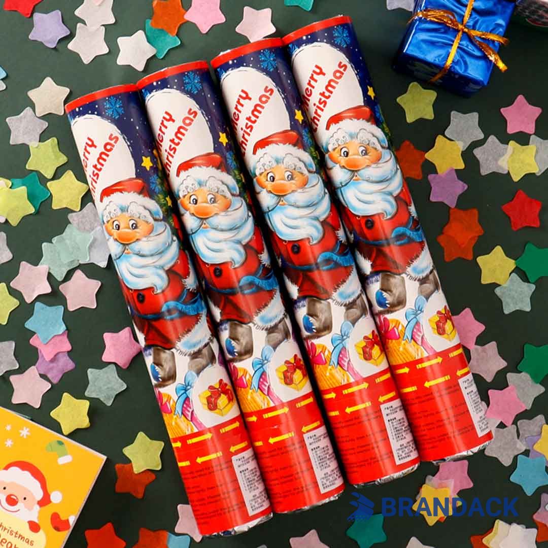 Custom Unique Christmas Poppers with Design Service