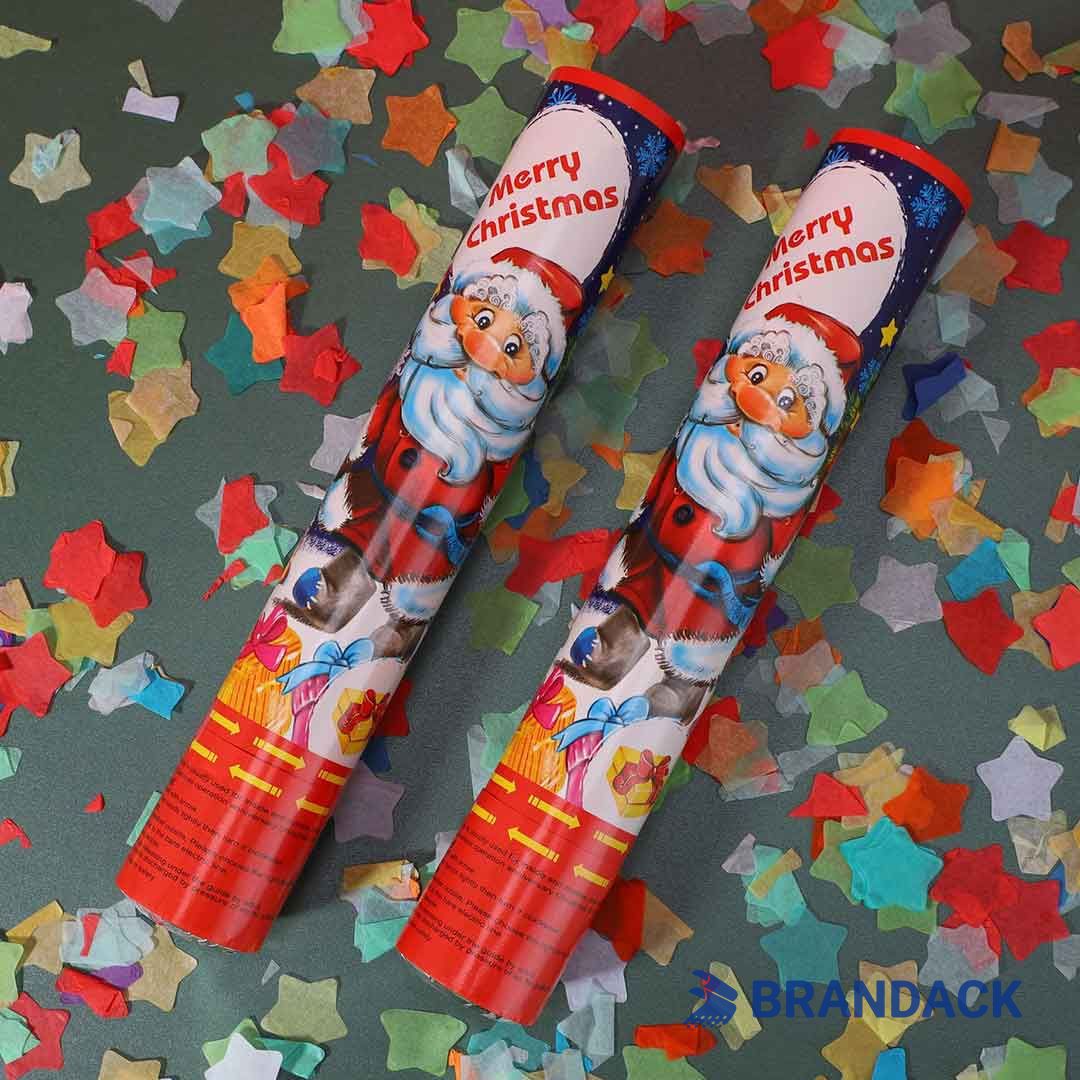 Custom Unique Christmas Poppers with Design Service