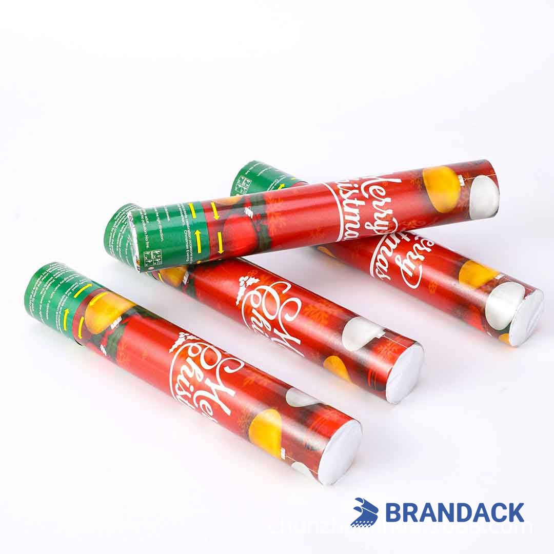 Custom Christmas Confetti Cannons - Party Poppers for Christmas