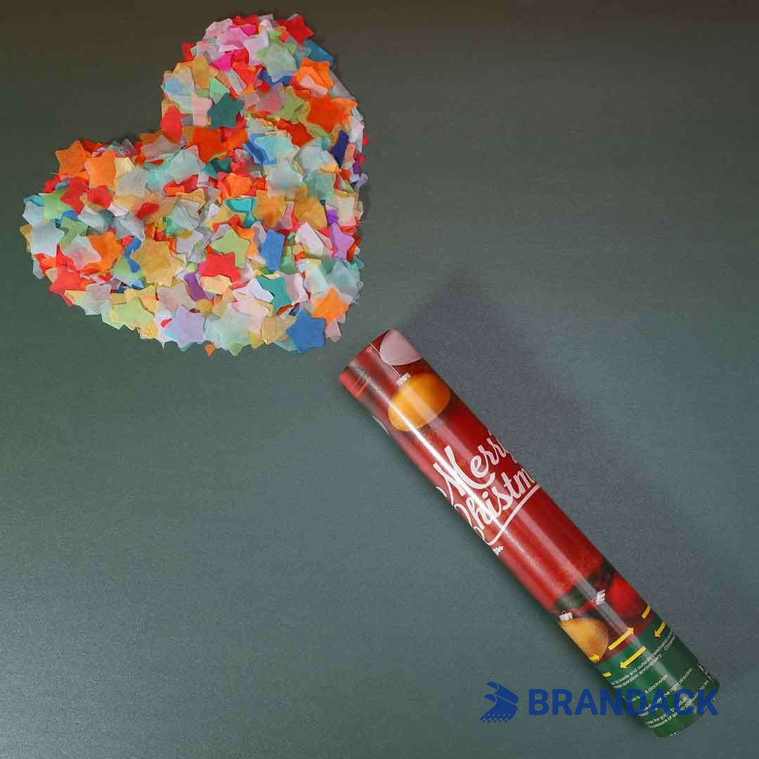 Custom Christmas Confetti Cannons - Party Poppers for Christmas