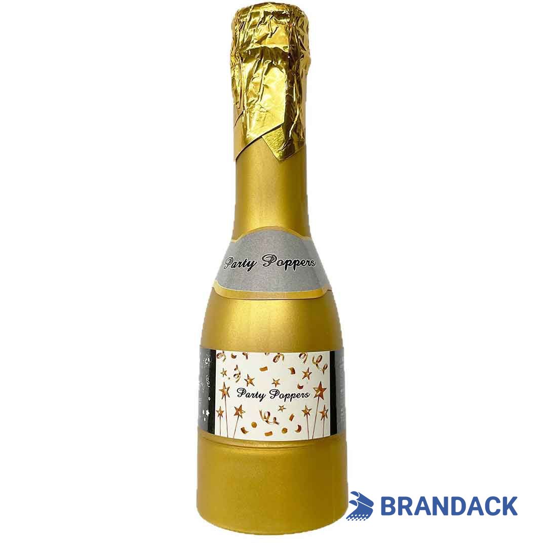 Champagne Confetti Party Poppers Custom with Design Service