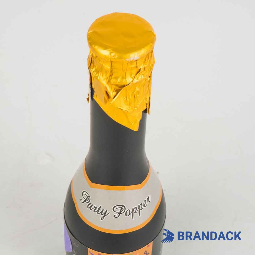 Champagne Confetti Party Poppers Custom with Design Service