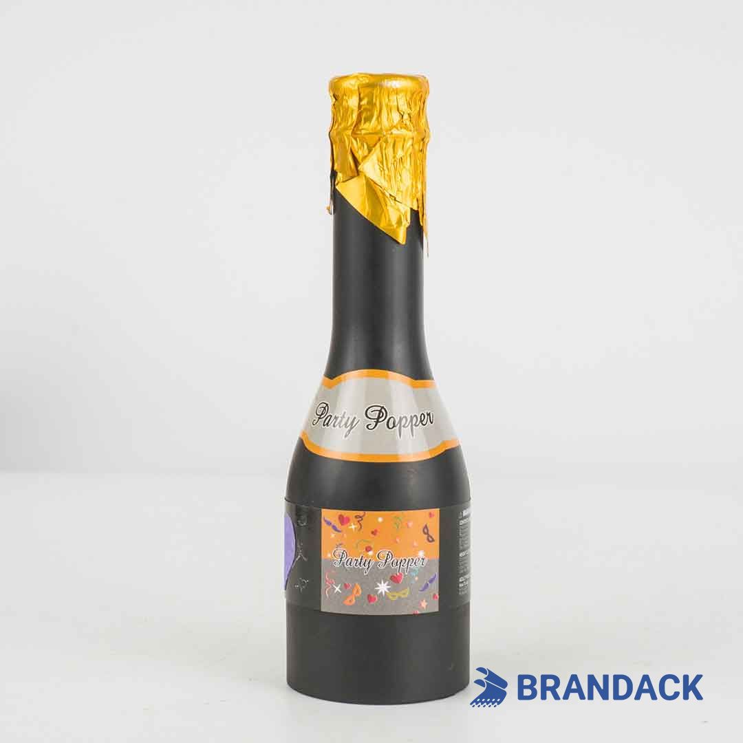 Champagne Confetti Party Poppers Custom with Design Service
