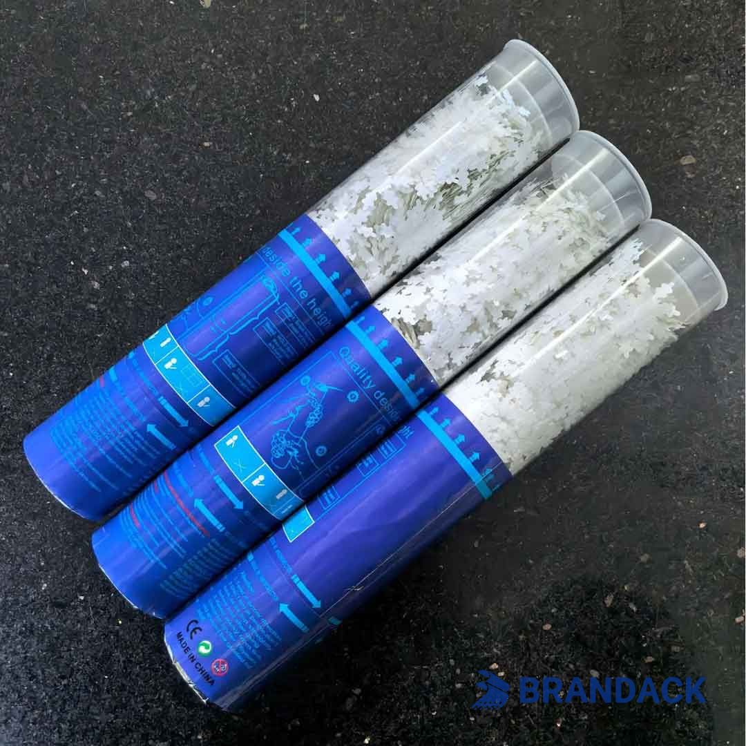 Custom New Years Confetti Poppers Tailored to Brand