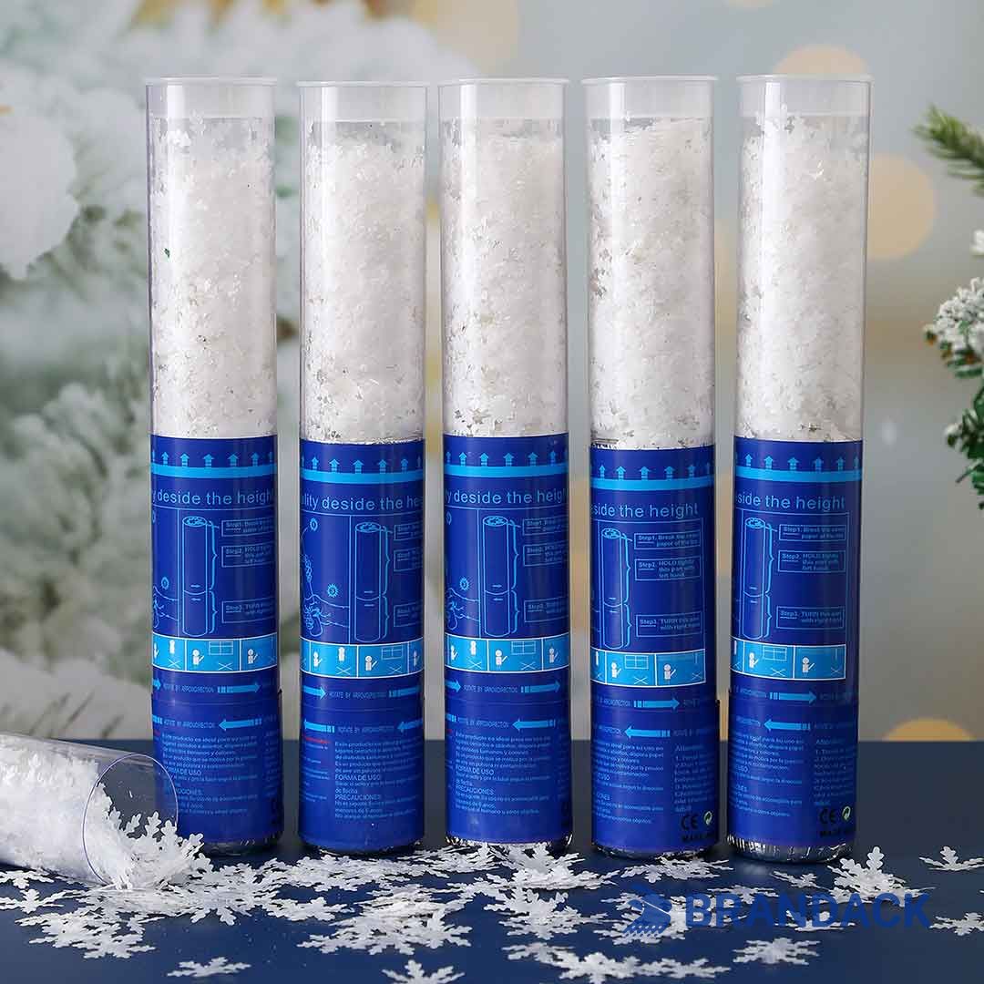 Custom New Years Confetti Poppers Tailored to Brand