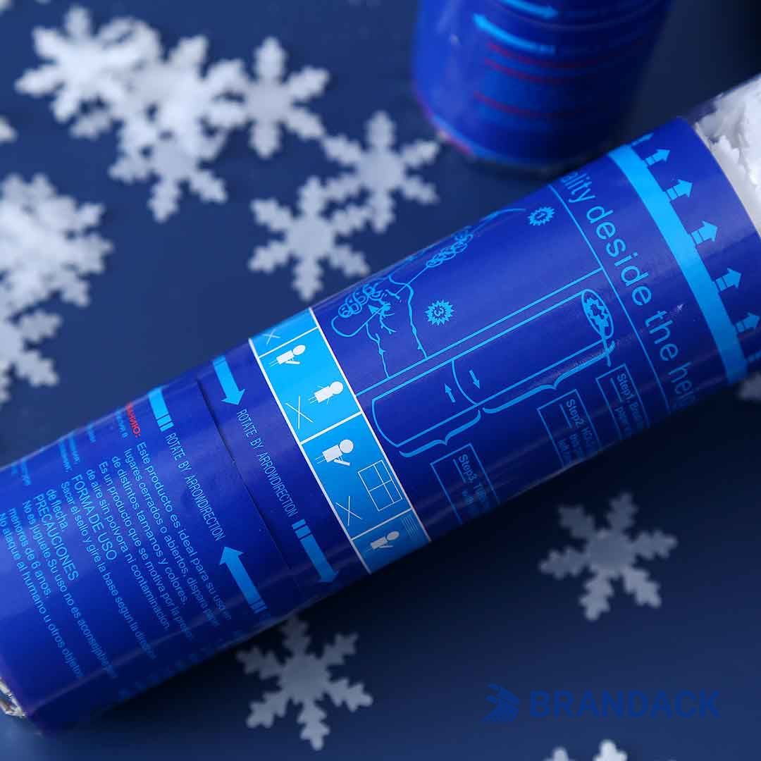 Custom New Years Confetti Poppers Tailored to Brand