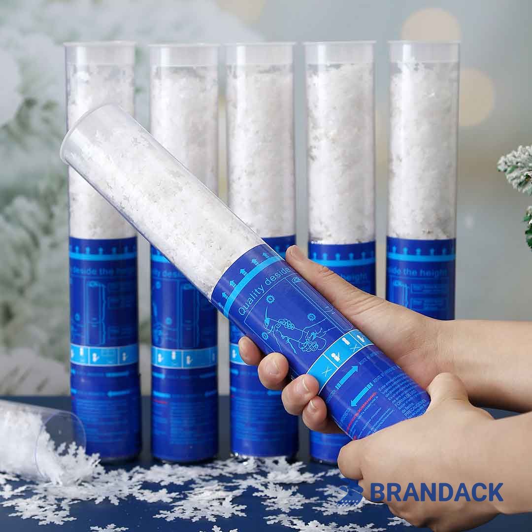 Custom New Years Confetti Poppers Tailored to Brand